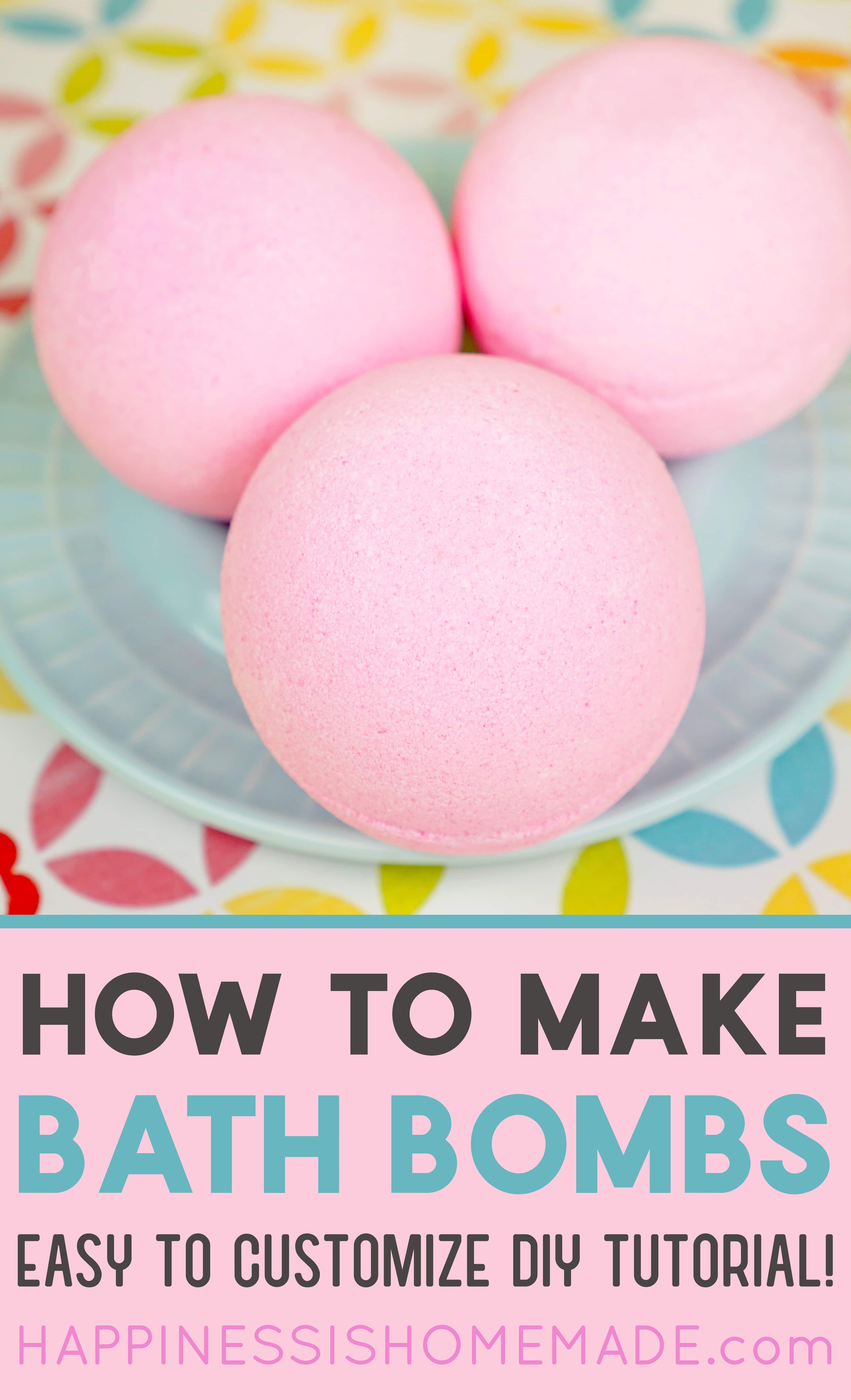 How to Make Bath Bombs - Happiness is 