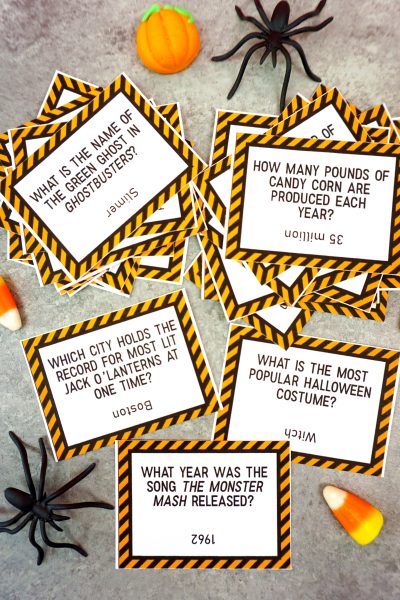 32 Halloween Trivia Questions + Printable Game - Happiness is Homemade