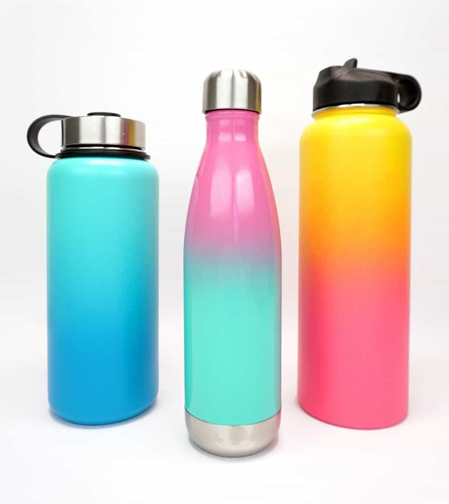 Custom Water Bottles with Cricut - Happiness is Homemade