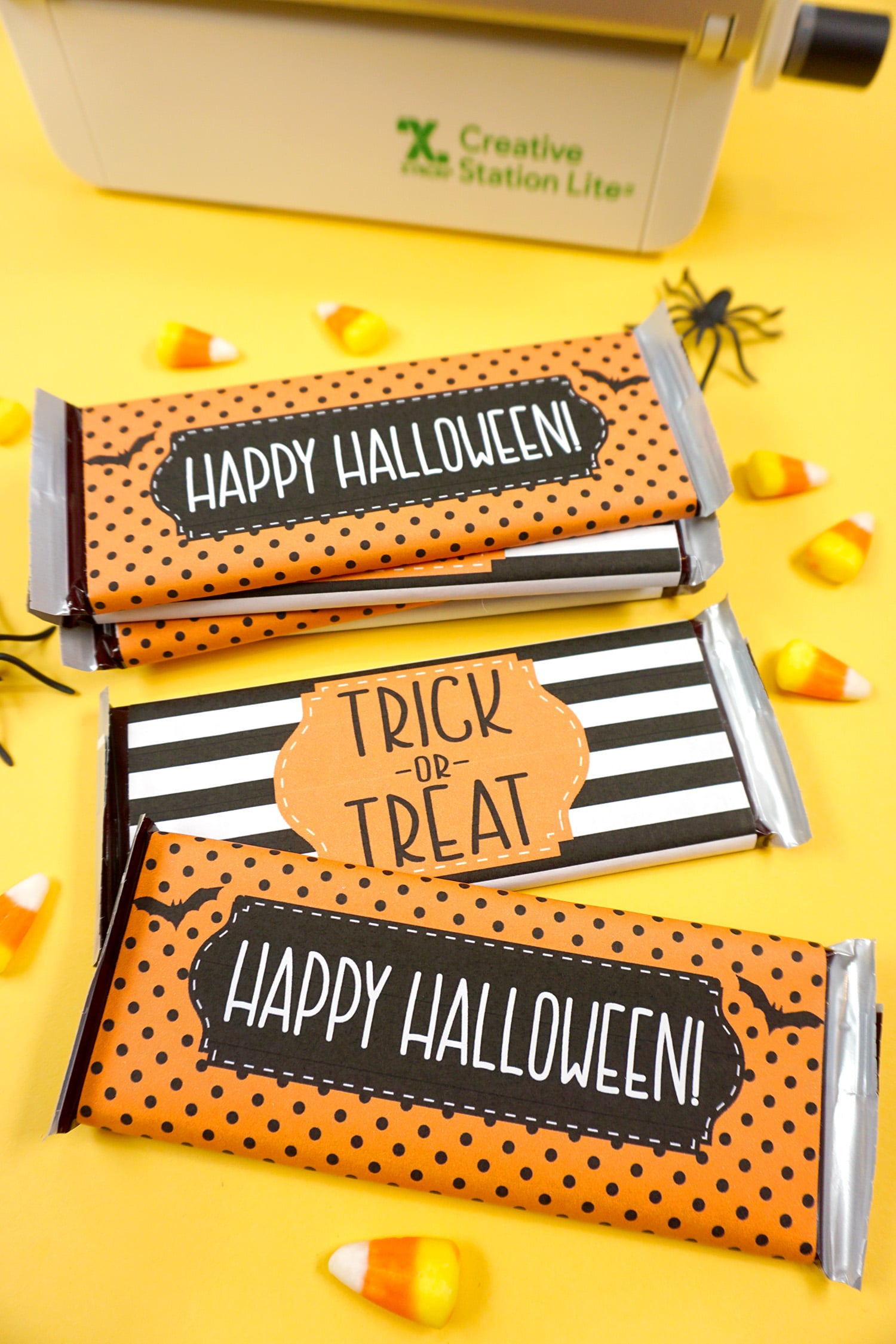 Free Printable Halloween Candy Bar Wrappers Happiness Is Homemade