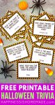 32 Halloween Trivia Questions + Printable Game - Happiness Is Homemade