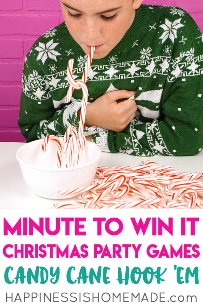 11 Minute to Win It Christmas Games for All Ages - Happiness is Homemade