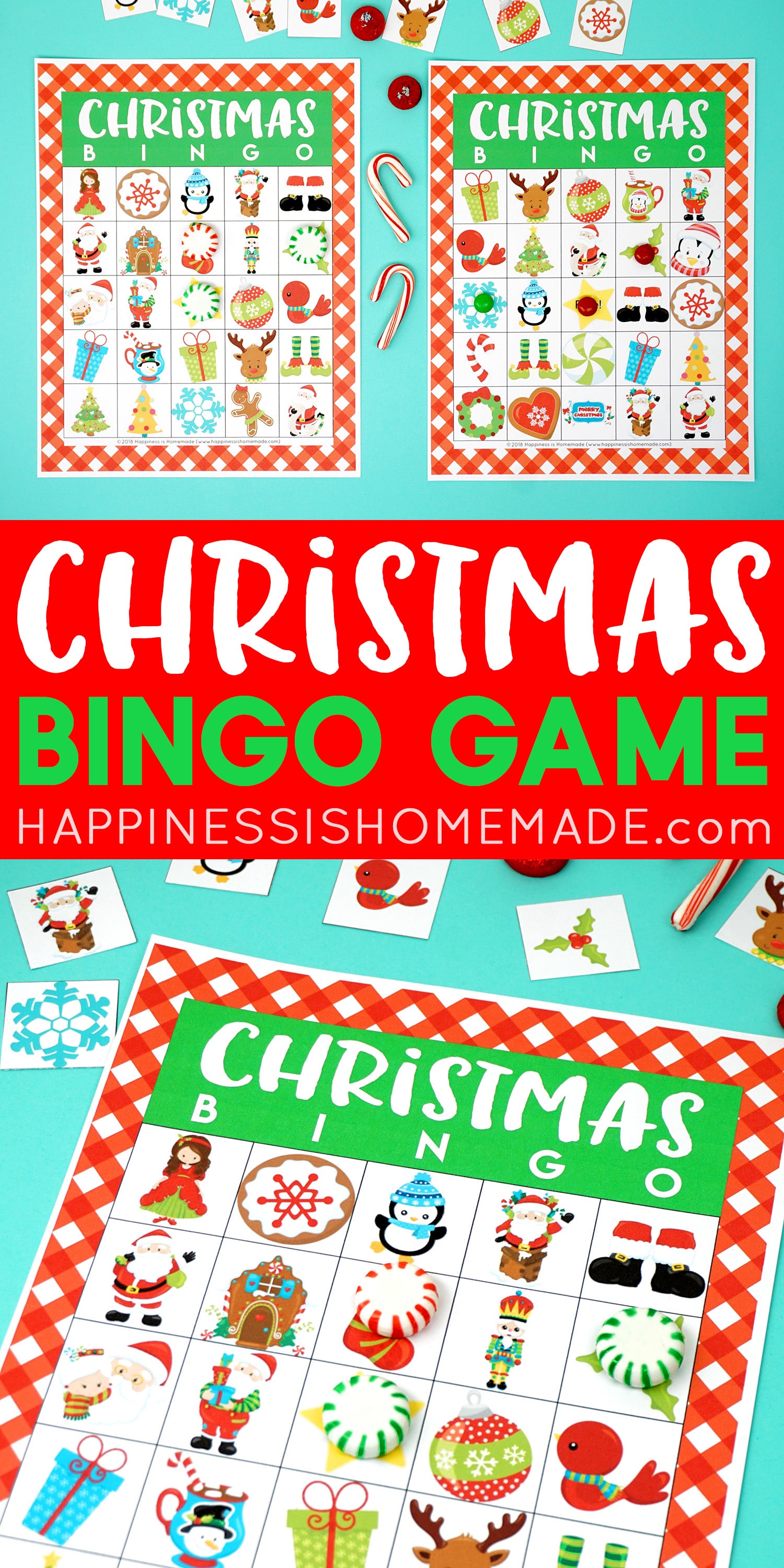 Printable Christmas Bingo Game Happiness Is Homemade
