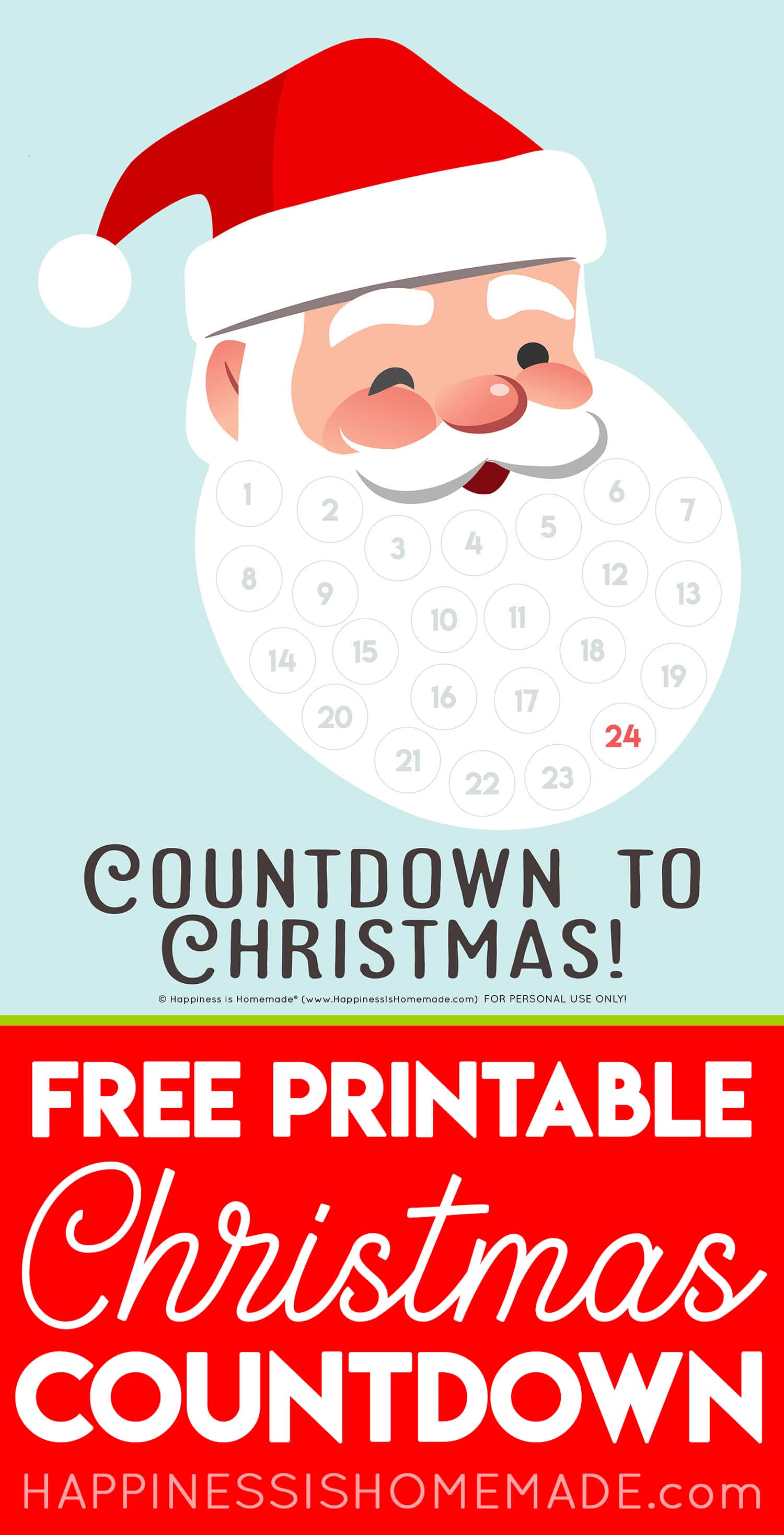 Printable Christmas Countdown Printable Word Searches