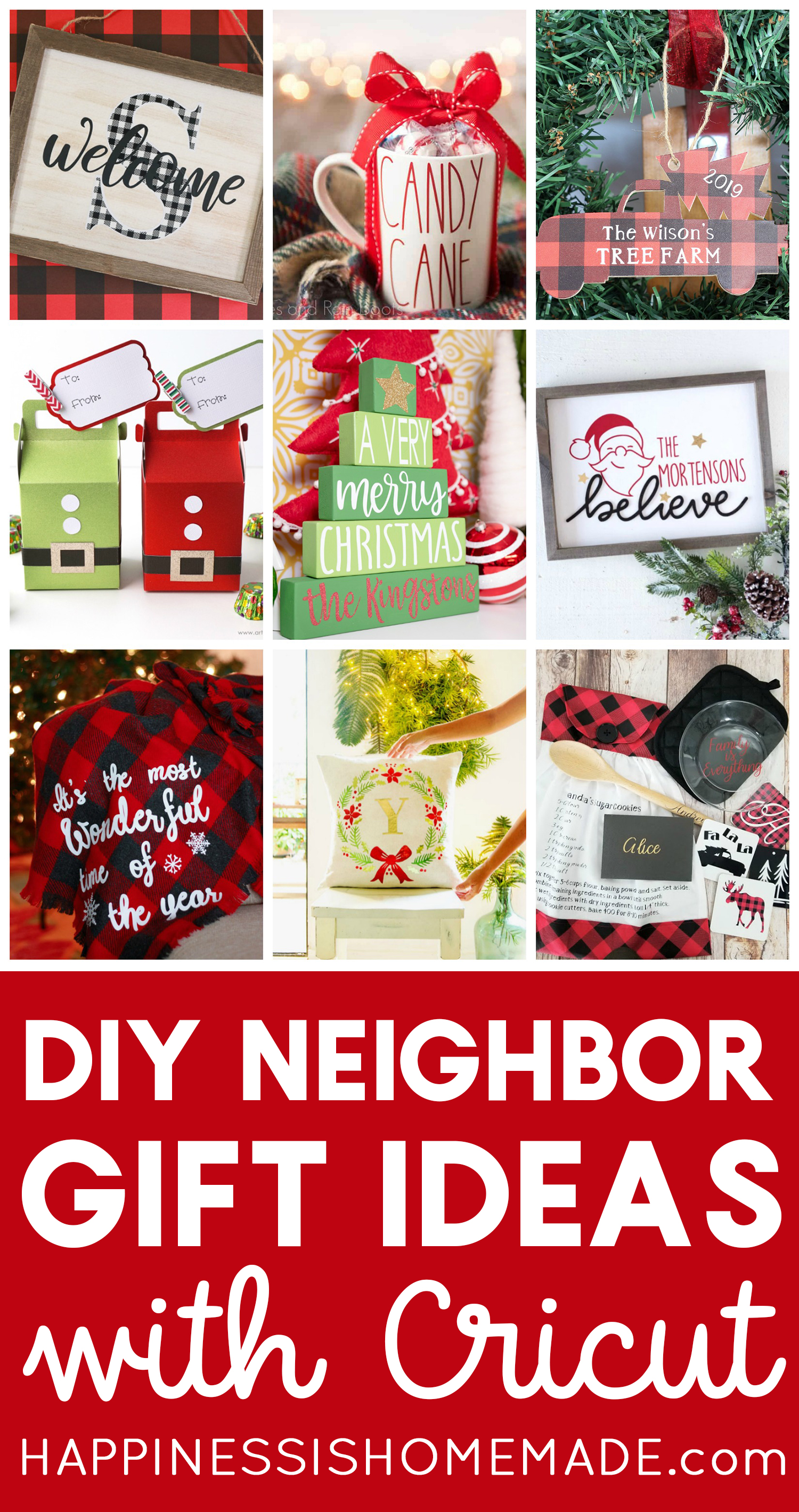 Neighbor Christmas Wood Sign, Christmas Gift For Neighbor, Best
