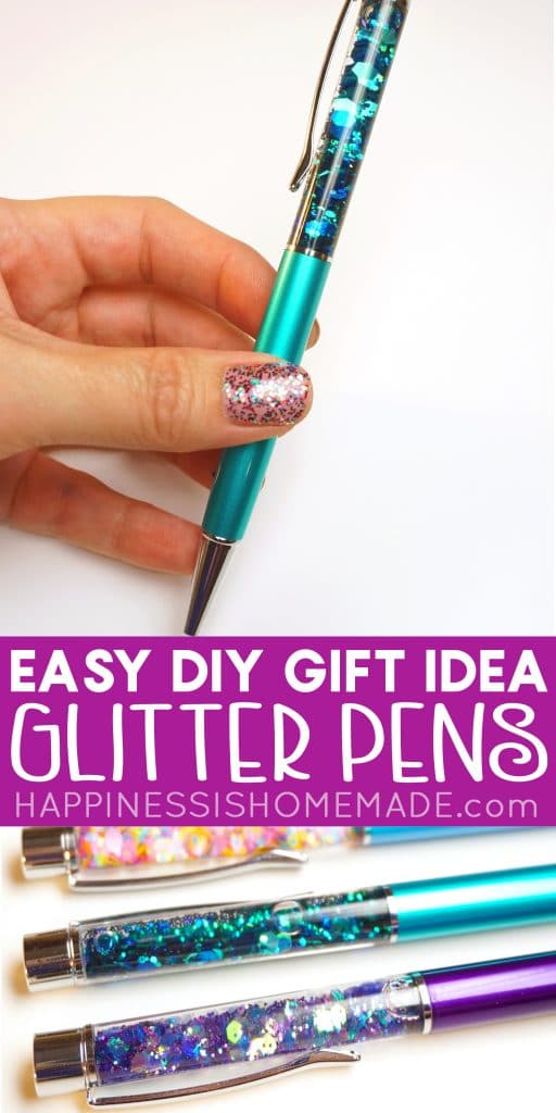 Easy DIY Glitter Pens - Happiness is Homemade
