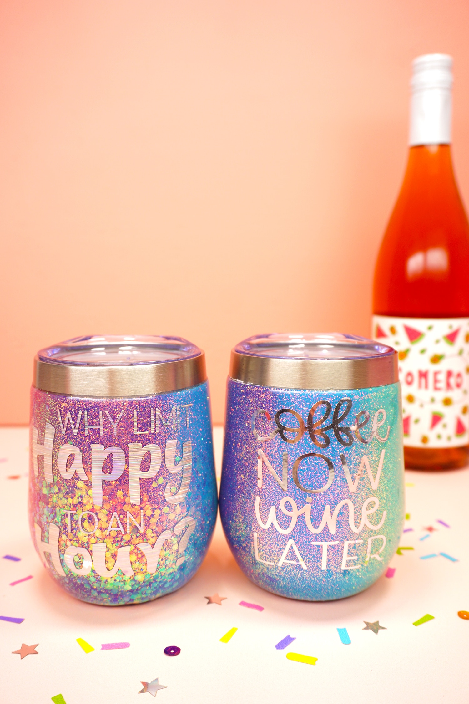 How to Put a Vinyl Decal on a Tumbler with Cricut