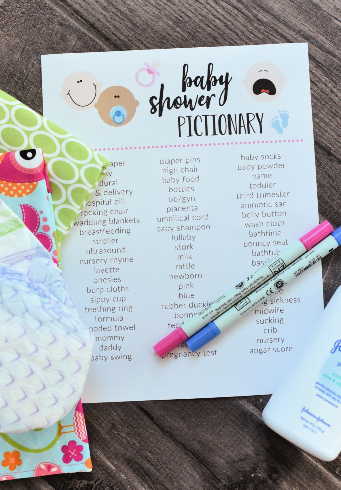 20+ Printable Baby Shower Games Happiness is Homemade