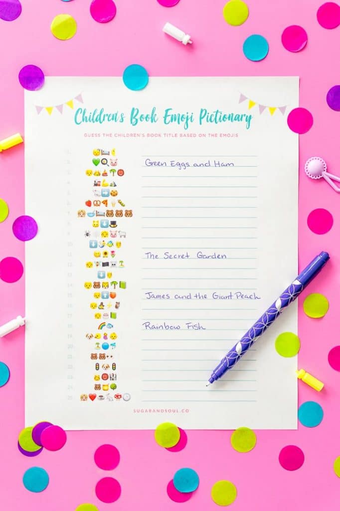18 Printable Baby Shower Games - Happiness is Homemade