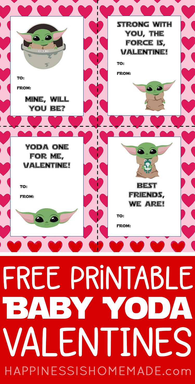 Valentines Day Mug Baby Yoda YODA ONE FOR ME Funny Valentines