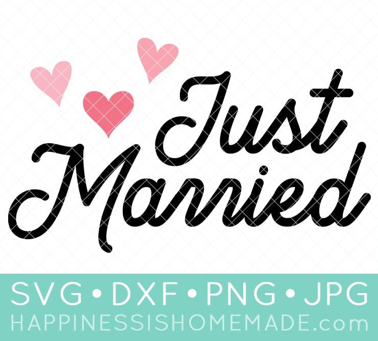 Download Free Wedding SVG Files - Happiness is Homemade