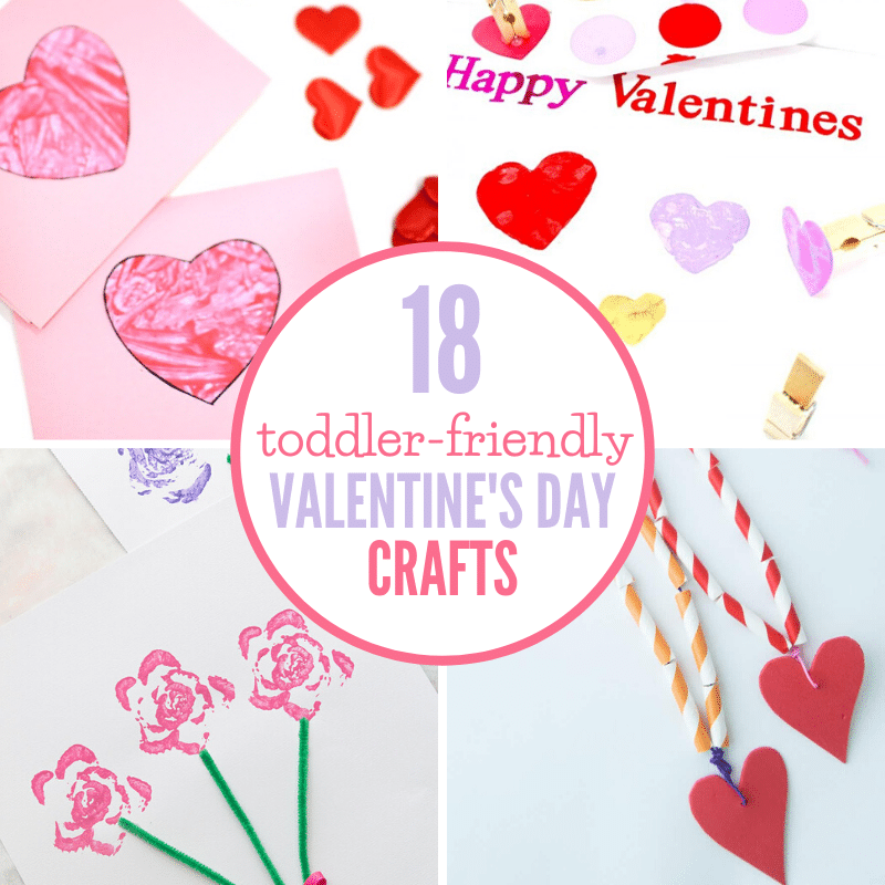 20 Valentines Crafts for Toddlers * Moms and Crafters