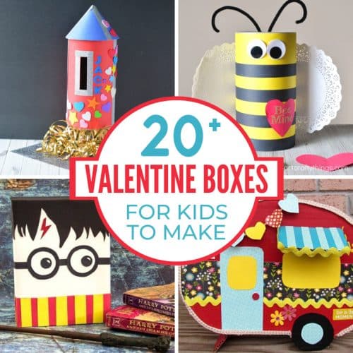 20+ Creative Valentine Box Ideas - Happiness is Homemade