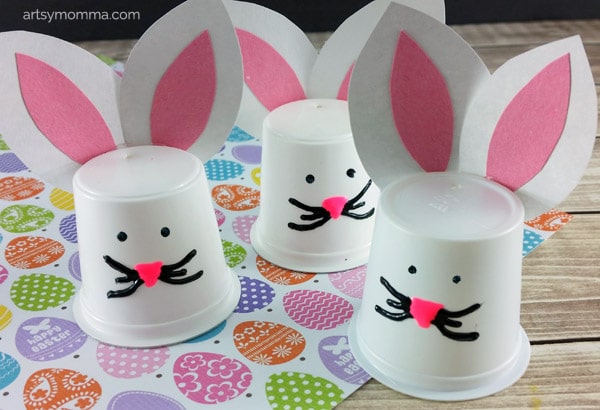 Simple Kid's Bunny Treat Cups Craft