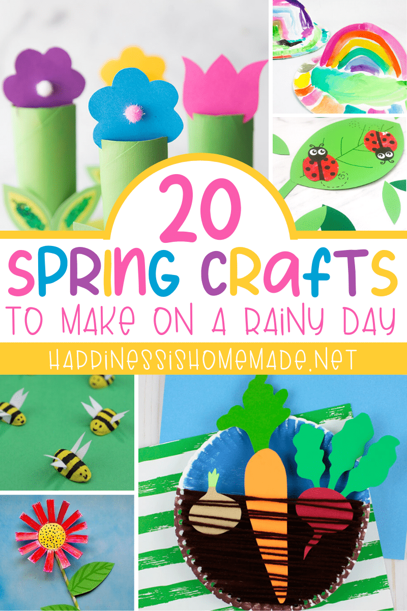 Spring crafts for adults - DIY ART PINS