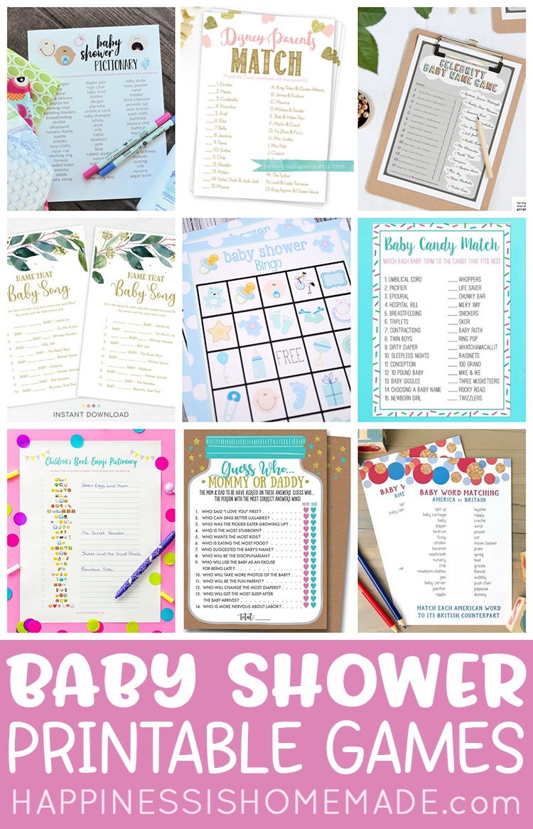 free printable baby trivia shower games