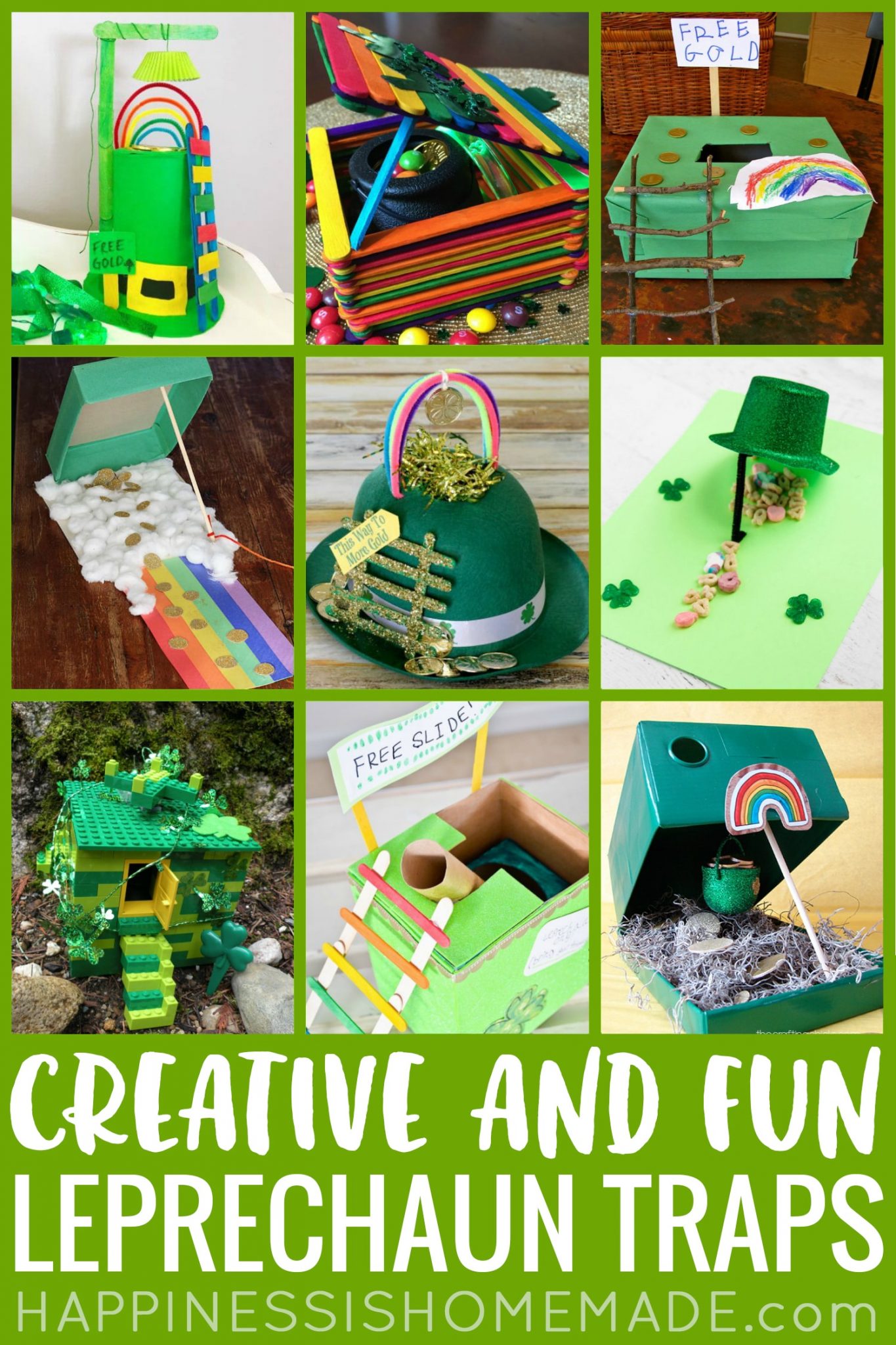 10 Fun Leprechaun Trap Ideas - Happiness is Homemade