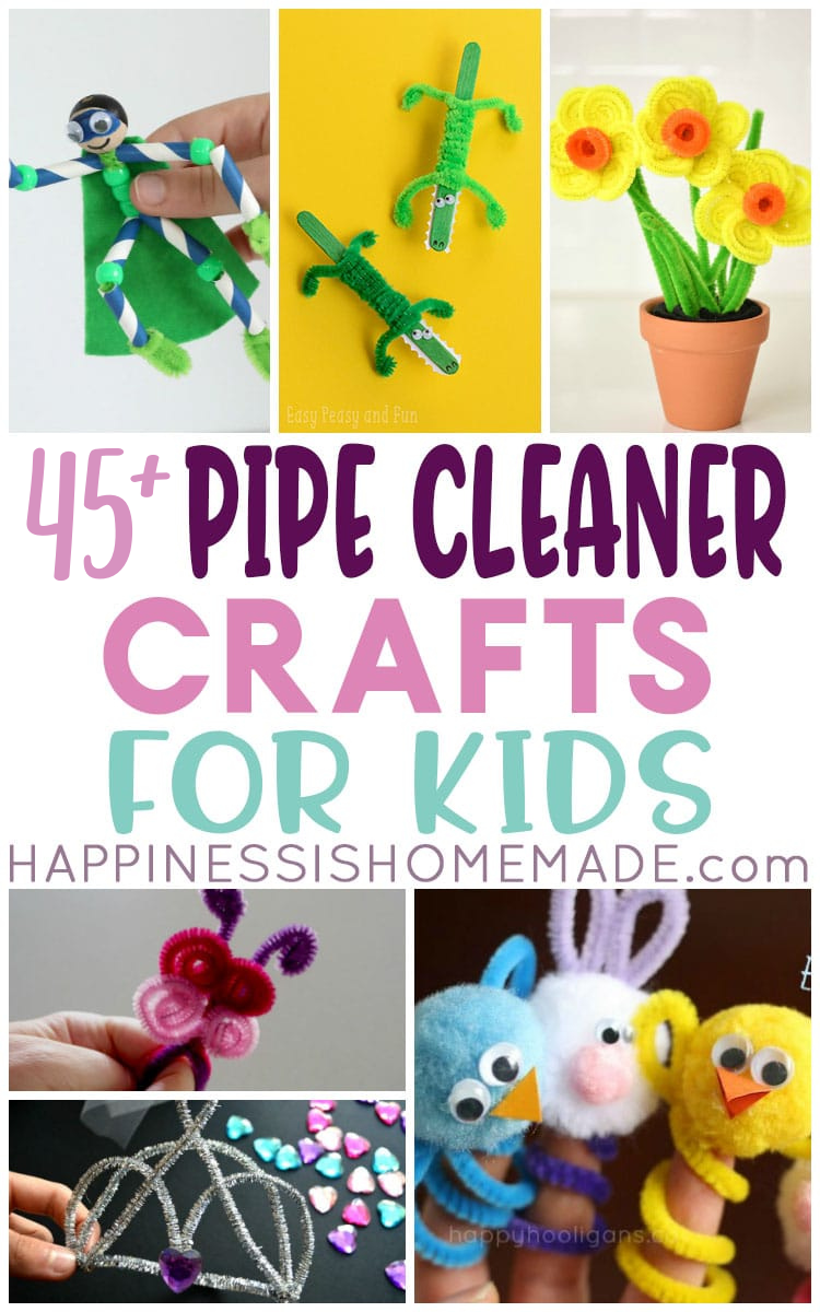 Kids Easter Craft - Pipe Cleaner Bunny Ears - Cutesy Crafts
