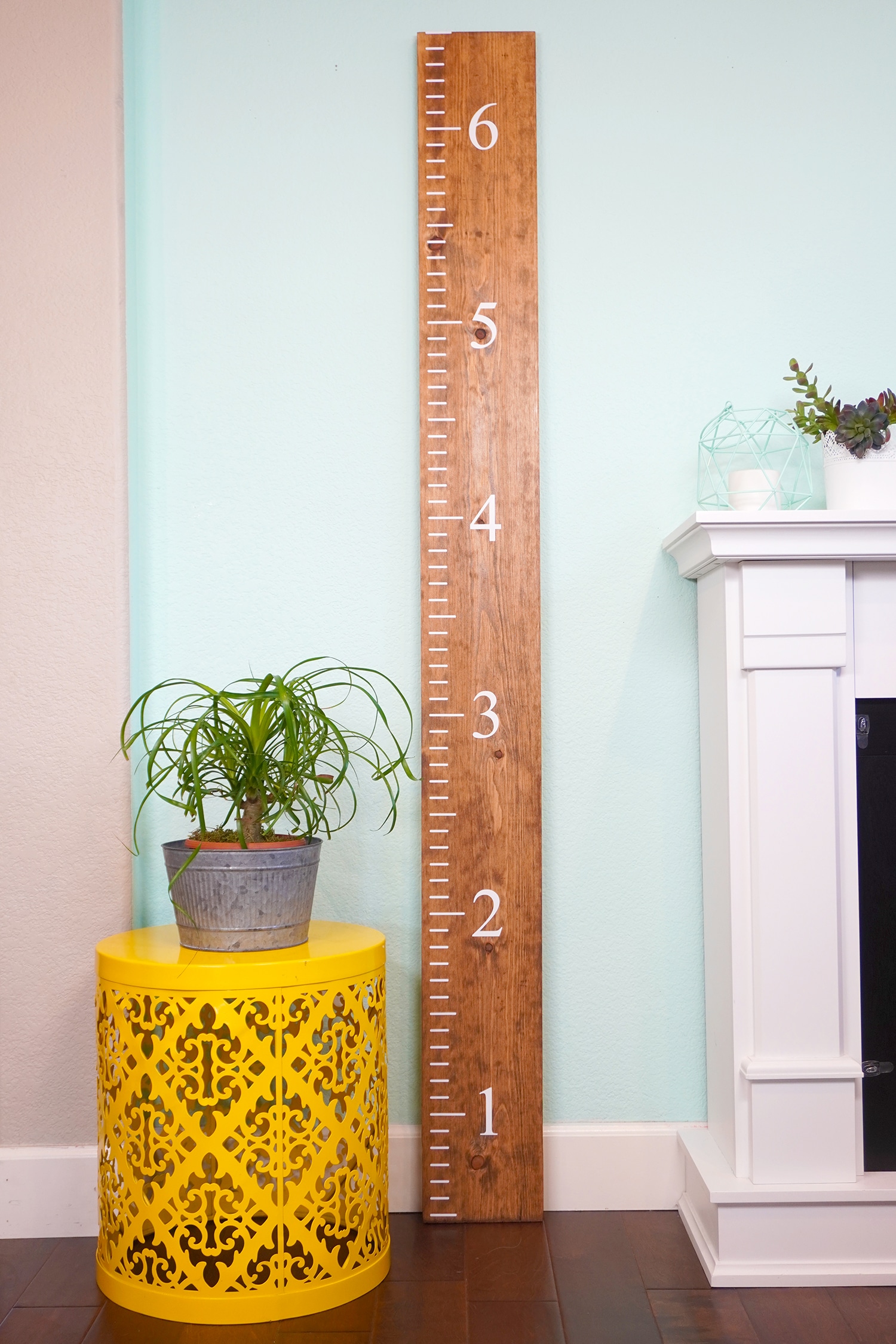 Kids Children Adult Height Growth Chart Measure Wall Hanging Ruler Home  Decor