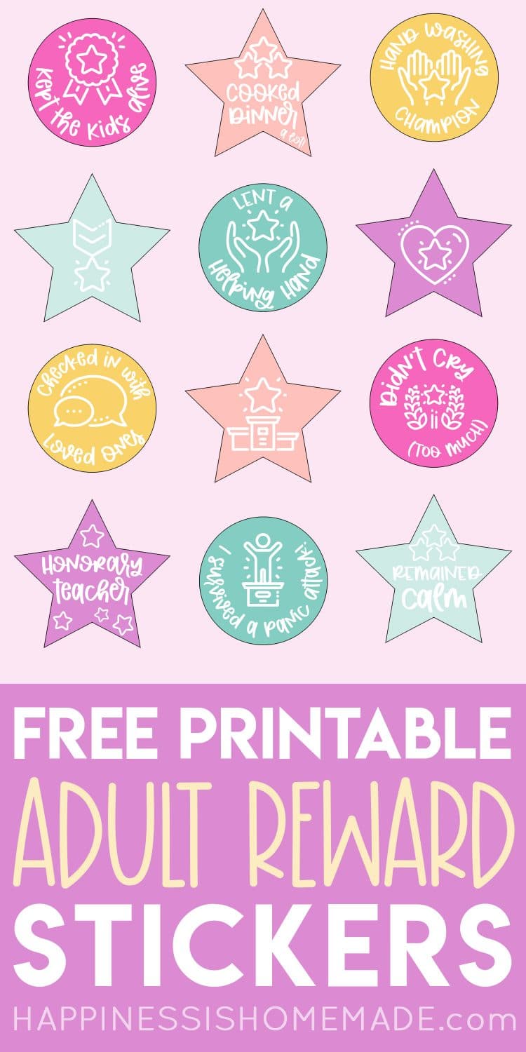 Adulting stickers, free printable  Adult stickers, Printable stickers,  Templates printable free