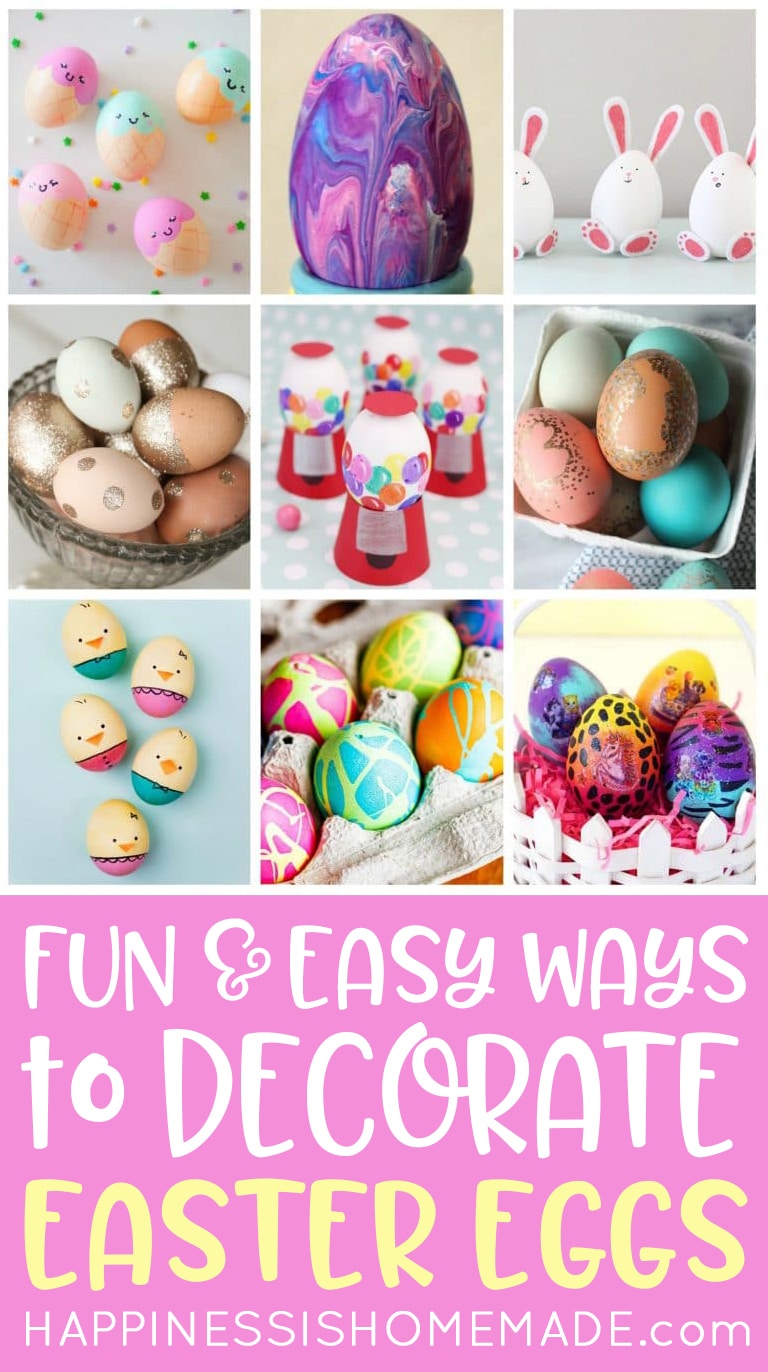 easy ways to paint easter eggs