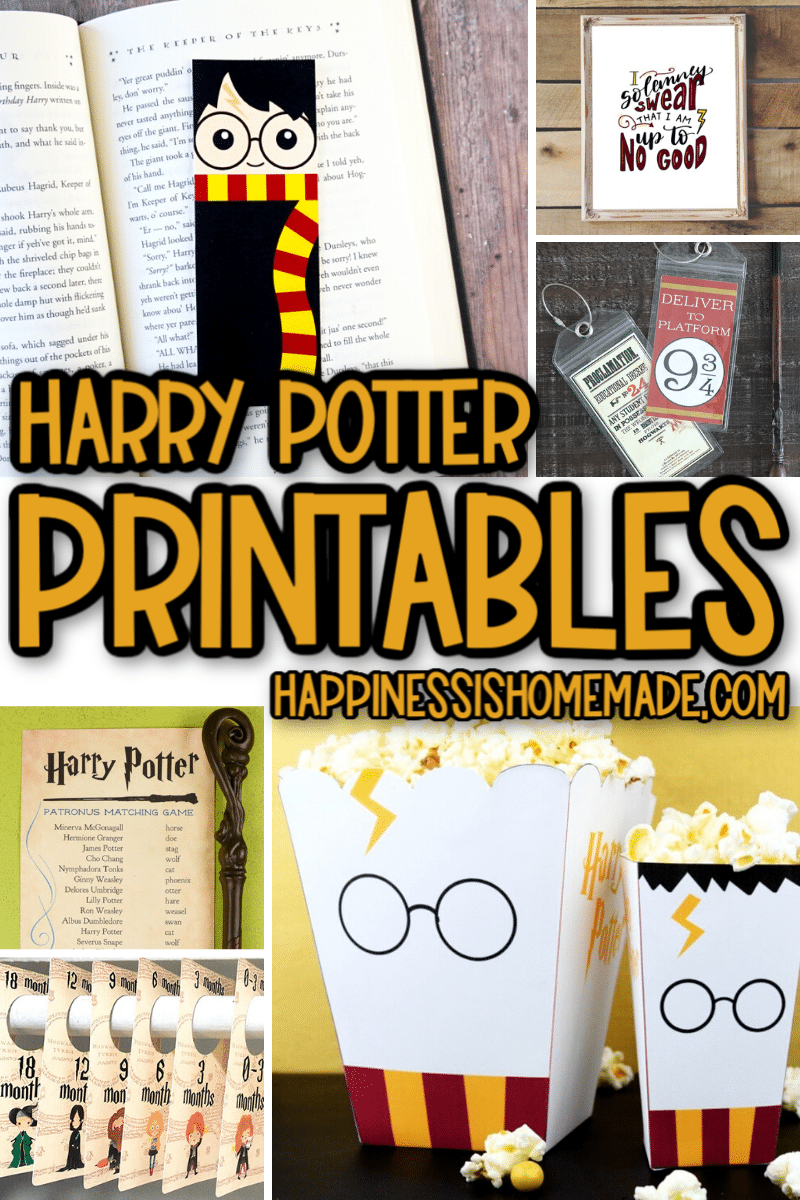 25+ Free Harry Potter Printables - Happiness is Homemade