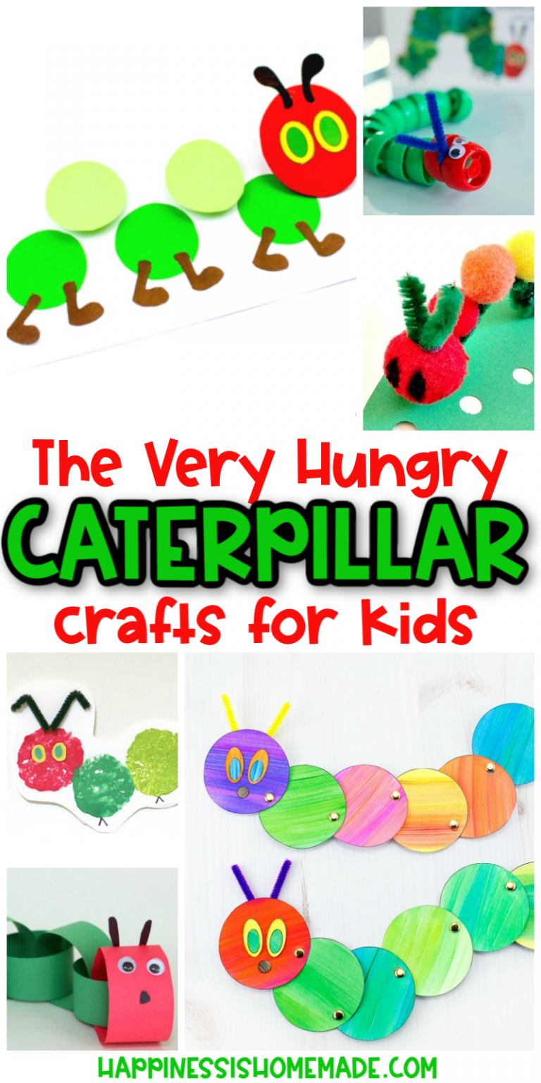 Very Hungry Caterpillar Crafts - Happiness is Homemade