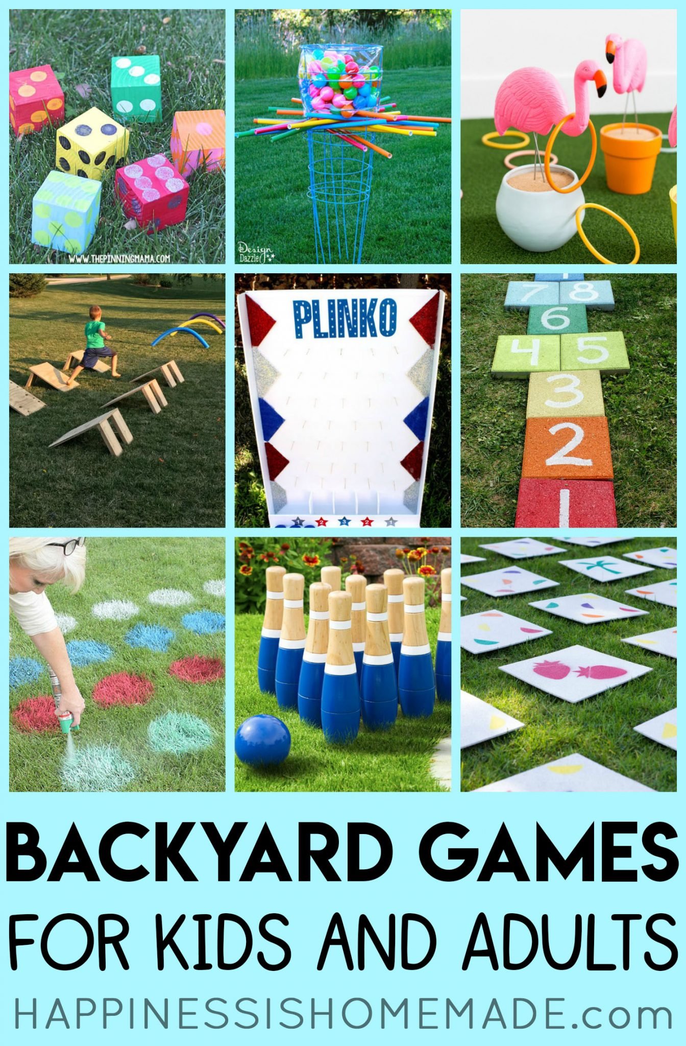 20+ Fun Backyard Games For Kids & Adults - Happiness Is Homemade