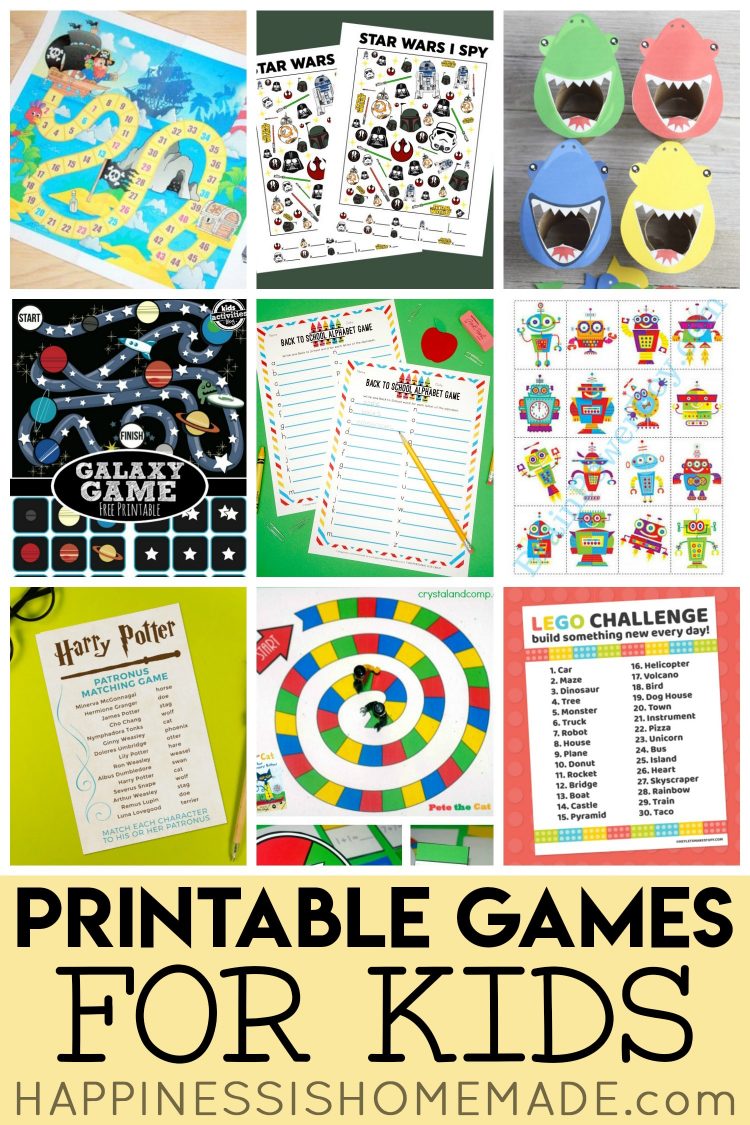Home - Print and play free games