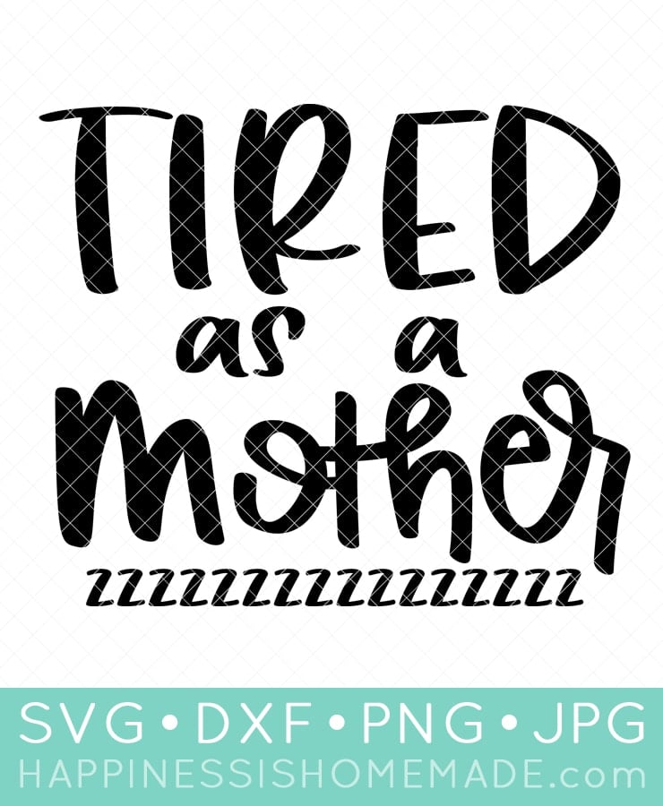 Download Funny Mom SVG Files - Happiness is Homemade