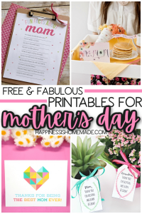 25+ Free Mother's Day Printables - Happiness is Homemade