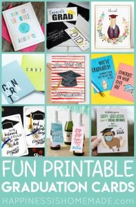 20 Printable Graduation Cards for 2023 - Happiness is Homemade