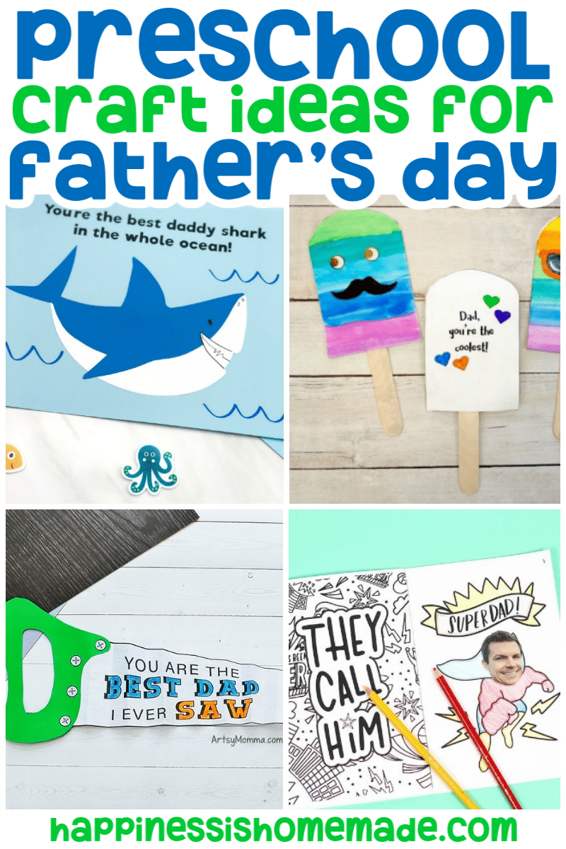 40+ Father's Day Crafts for Preschoolers - Happiness is Homemade