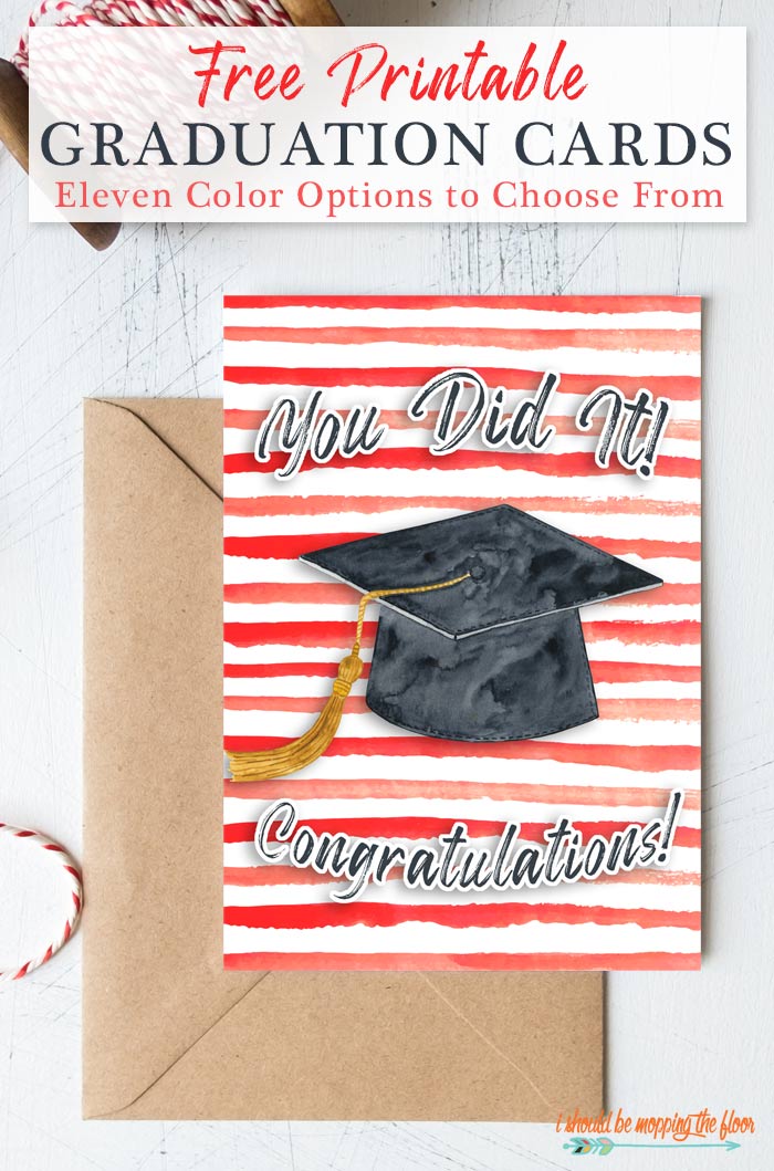 Printable Graduation Cards