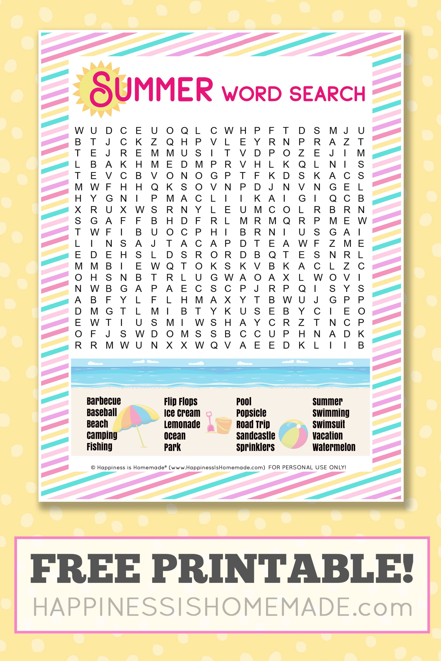 printable-summer-word-searches