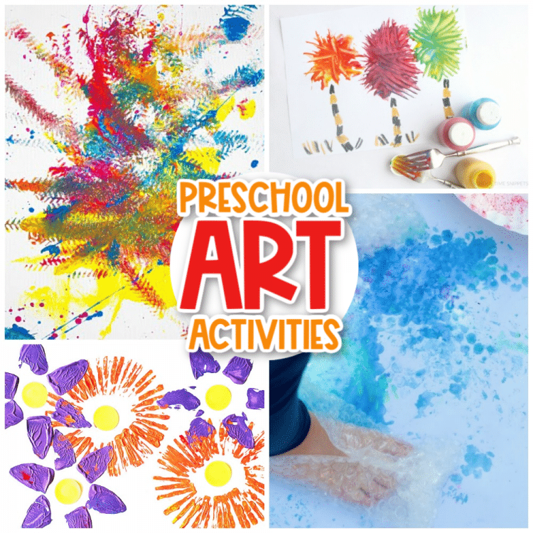 Summer Process Art: Easy Outdoor Art Projects for Kids - Happy Toddler  Playtime