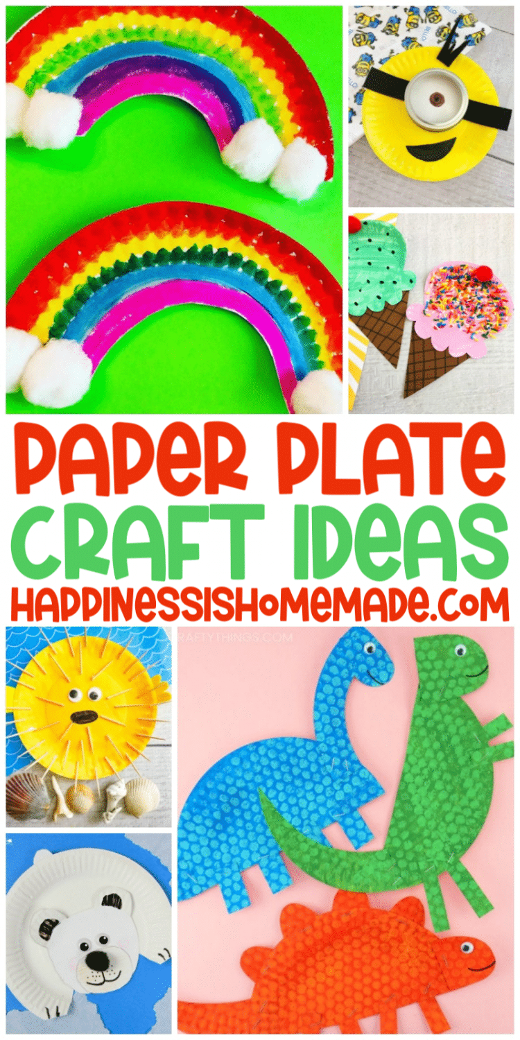 Rainbow Unicorn Paper Plate Craft for Kids - Natural Beach Living