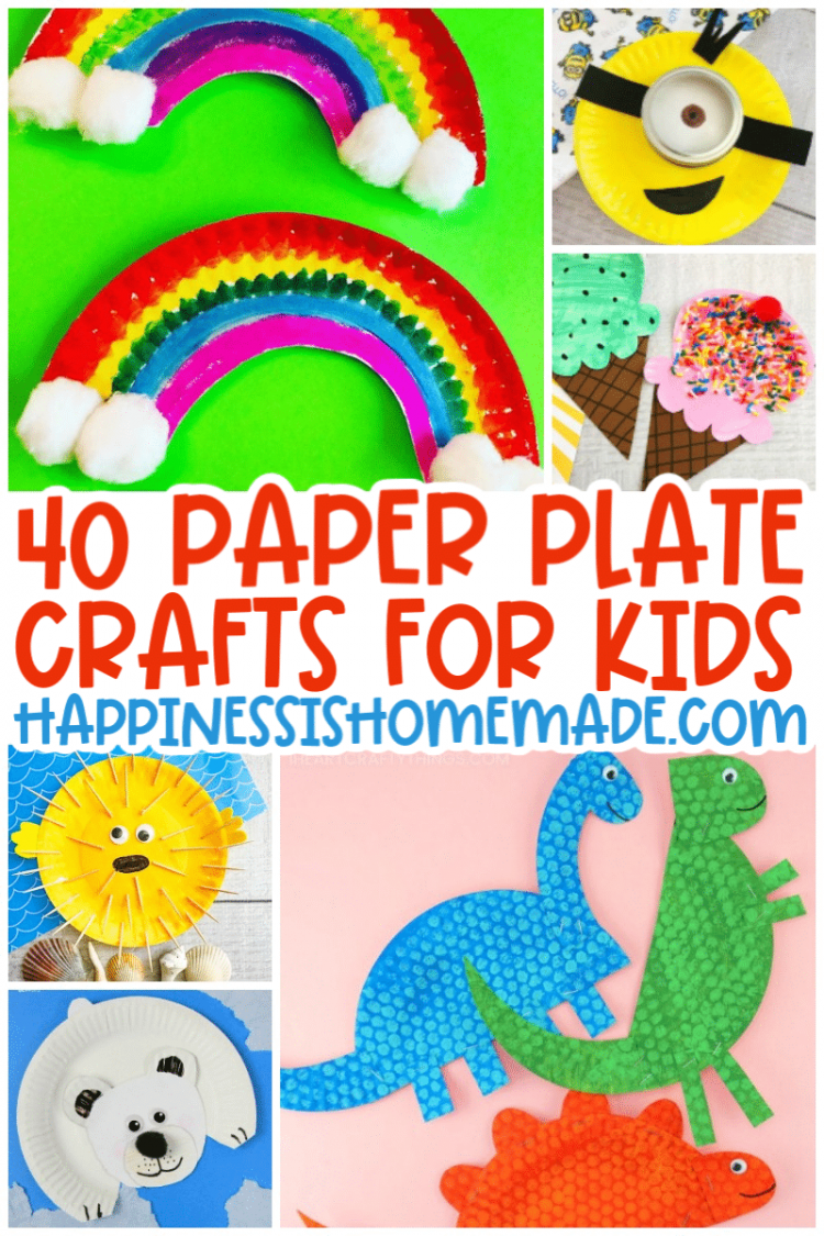 40+ Paper Plate Crafts for Kids - Happiness is Homemade