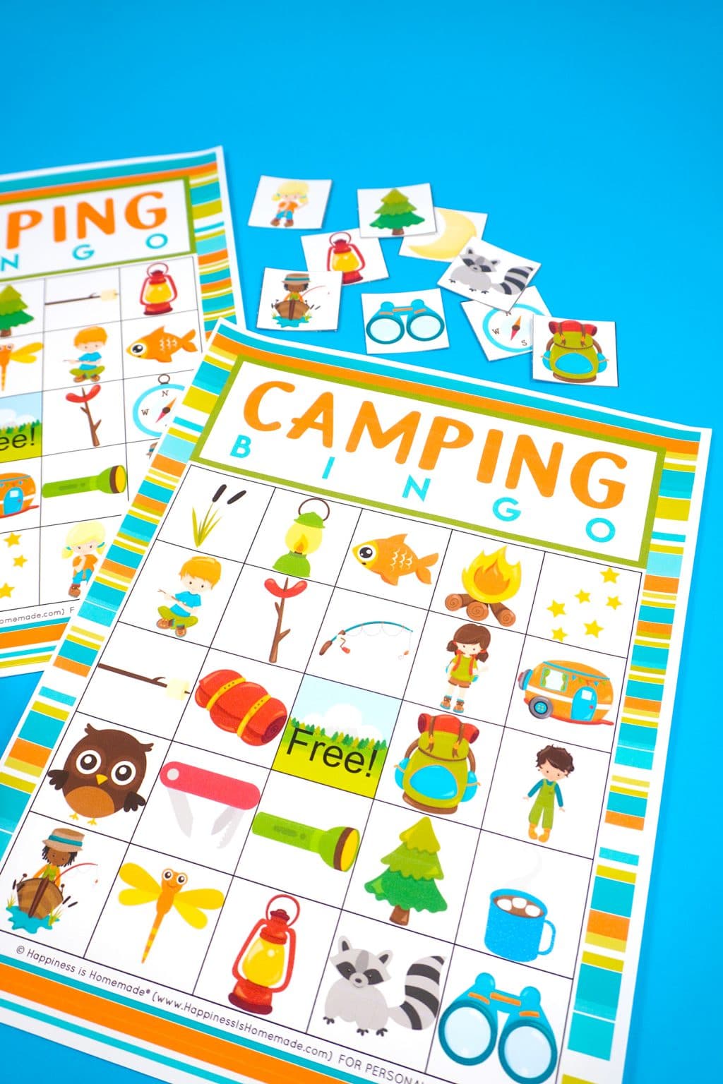 Free Printable Camping Bingo Game
