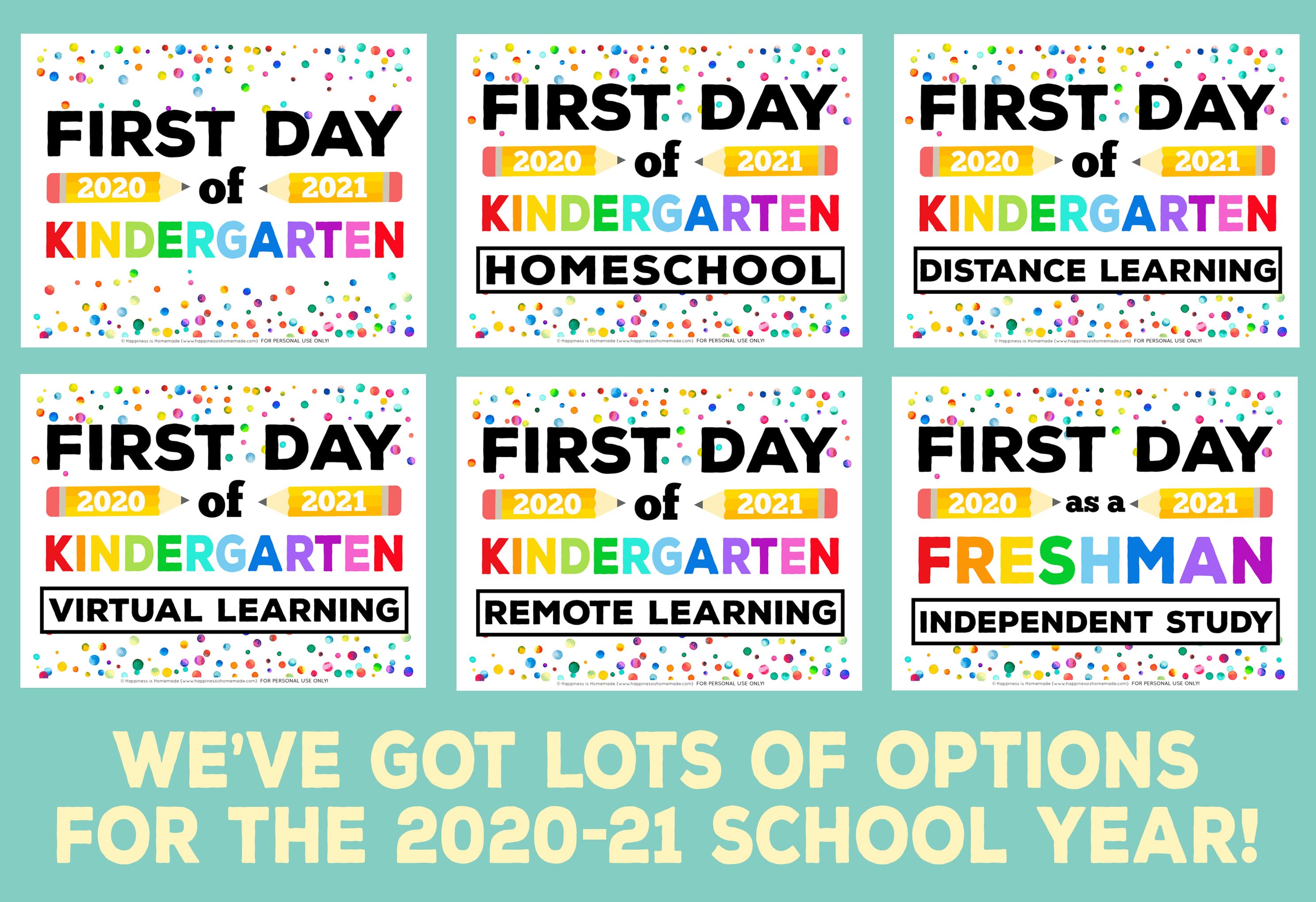 First Day Of School Editable Signs Printable