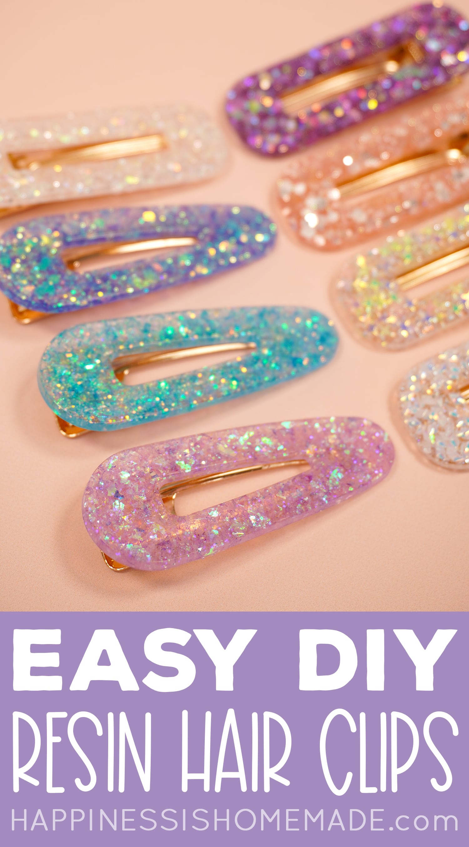 DIY Hair Clips - The Crafted Life
