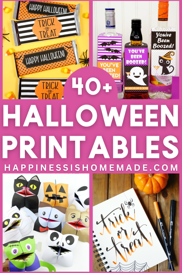Halloween Please Take One Sign – Happiness is Homemade