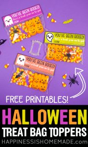 Halloween Printable: Booed Treat Bags - Happiness is Homemade