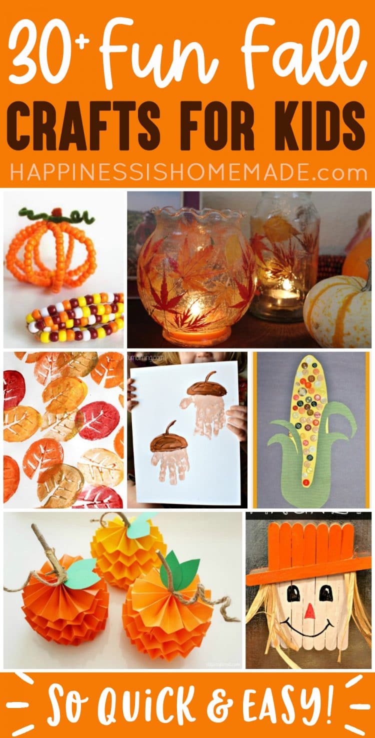 25 Easy Fall Crafts for Preschoolers - Kids Activities Blog