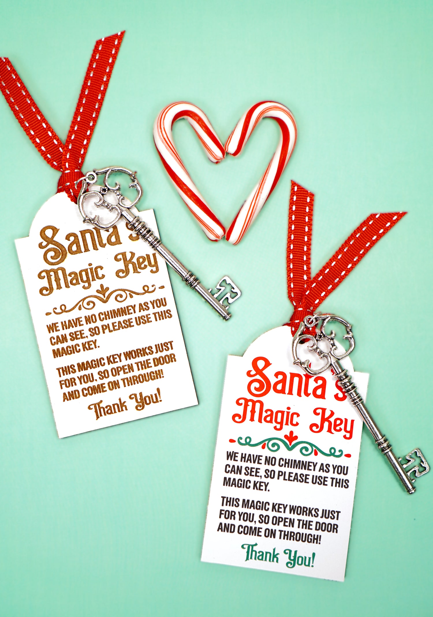 Santa'S Key For House With No Chimney Ornament Santa Key Santa Clause  Decoration Santas Key(Hangs)