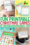 20+ Printable Christmas Games - Happiness is Homemade