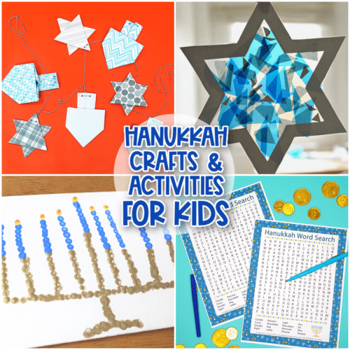 Hanukkah Crafts and Activities for Kids - Happiness is Homemade