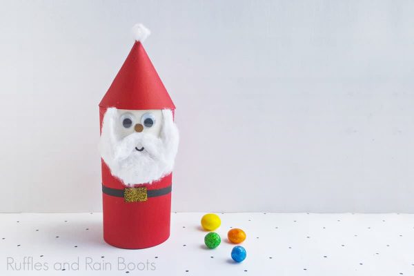 30+ Santa Crafts for Kids - Happiness is Homemade