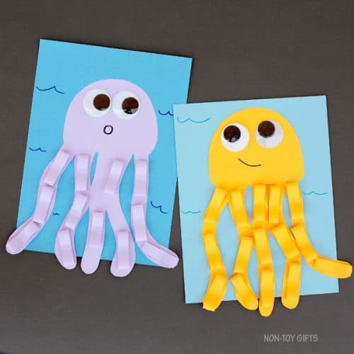 20+ Jellyfish Crafts for Kids - Happiness is Homemade