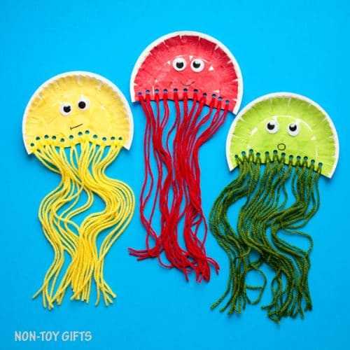 20+ Jellyfish Crafts for Kids - Happiness is Homemade